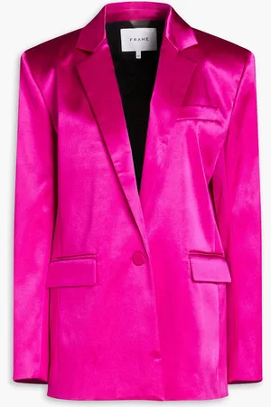 Frame Satin blazer - Purple - L