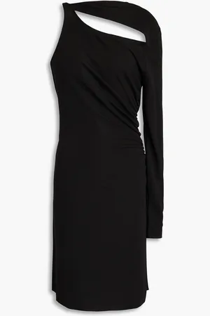 Victoria Beckham One-sleeve cutout jersey mini dress - - UK 8