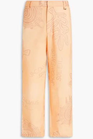 Jacquemus Banho printed cotton-canvas pants - Orange - IT 44