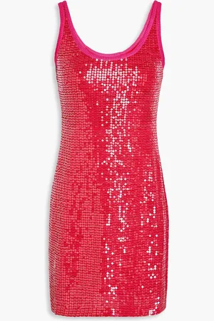 Missoni Sequined crochet-knit mini dress - Pink - IT 44