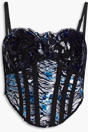 DION LEE Lace bustier top - - UK 6