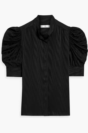 Frame Gillian satin-jacquard blouse - - XS