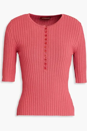 Altuzarra Ribbed-knit top - Orange - S