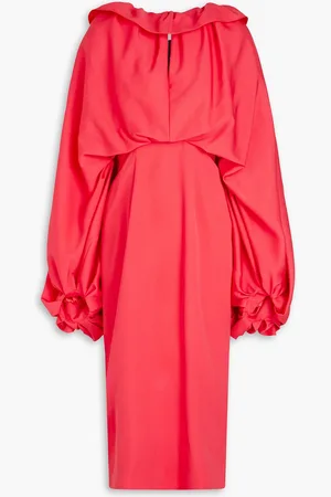 Roksanda Garnia ruffled wool midi dress - Orange - UK 8