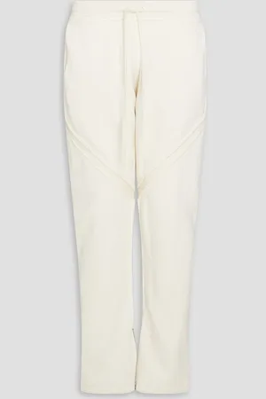 JOHN ELLIOTT Frame French cotton-terry sweatpants - White - 3
