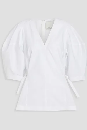 3.1 Phillip Lim Cotton-blend poplin top - - US 0