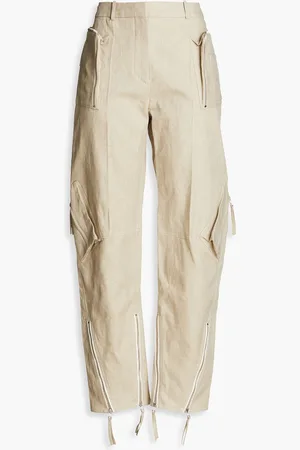 Jacquemus Papier linen-blend cargo pants - Neutral - FR 36