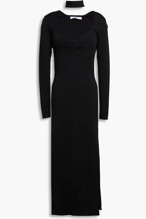 Safiyaa Patricia pleated knitted midi dress - - M