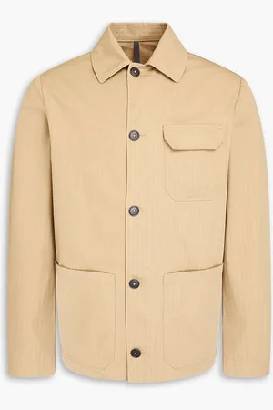 SLOWEAR Montedoro herringbone cotton-blend jacquard jacket - Neutral - IT 50
