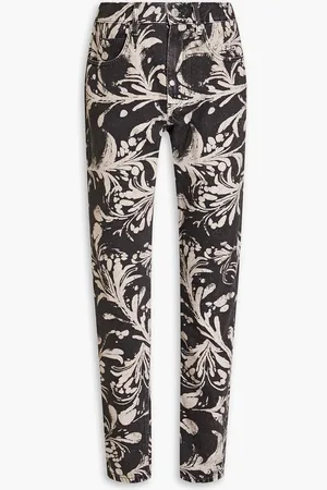 Isabel Marant Jack printed denim jeans - Gray - 30