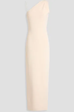 RACHEL GILBERT Silica crystal-embellished stretch-knit gown - White - L