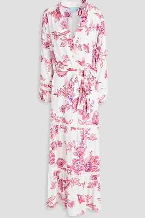 Melissa Odabash Wisteria floral-print woven maxi dress - - S