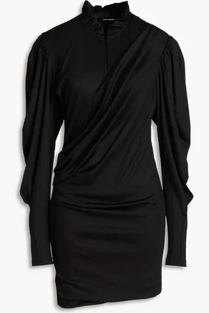 Isabel Marant Divya gathered wool dress - - FR 42