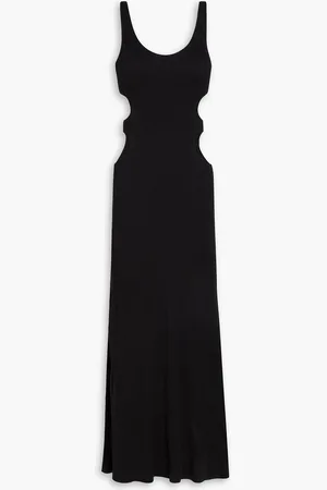 Chloé Cutout crinkled silk-blend maxi dress - - M