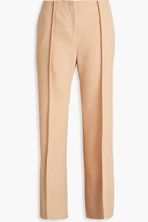 Jil Sander Wool-twill wide-leg pants - Neutral - FR 34