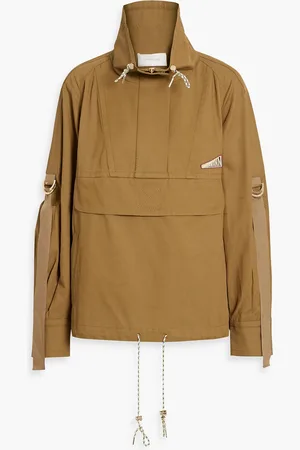 ZIMMERMANN Cotton-blend twill jacket - Green - 0