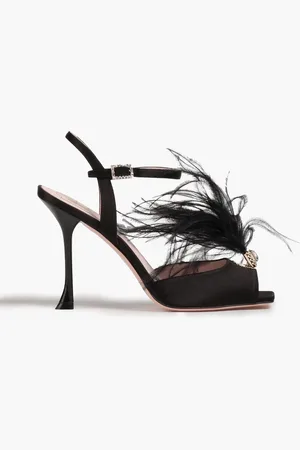 Roger Vivier Embellished satin sandals - - EU 37