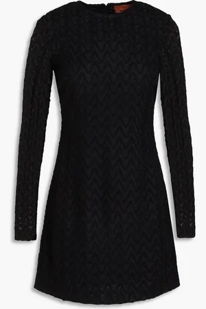 Missoni Crochet-knit wool-blend mini dress - - IT 38
