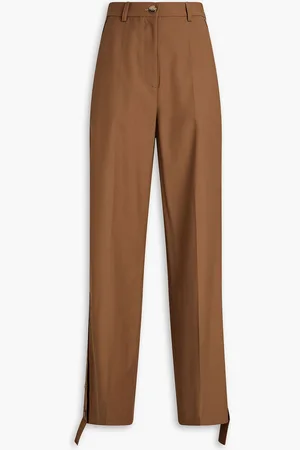 Nanushka Bida woven wide-leg pants - Brown - S