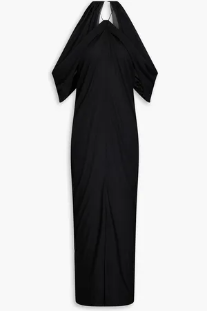 J.W.Anderson Cold-shoulder draped jersey midi dress - - UK 8