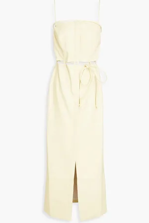 Nanushka Loula cutout OKOBOR™ midi dress - Yellow - L