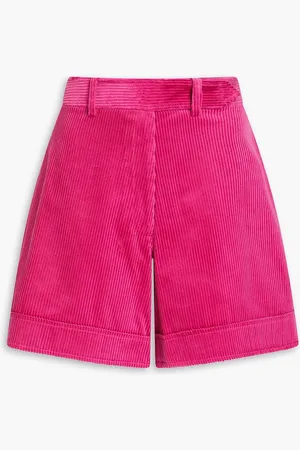 Oscar de la Renta Cotton-corduroy shorts - Pink - US 8