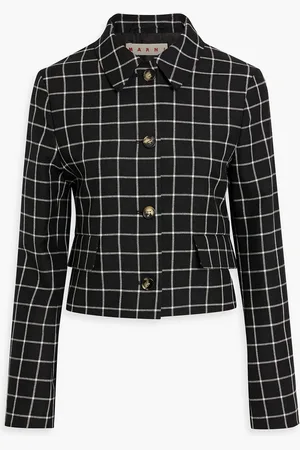 Marni Checked wool jacket - - IT 42