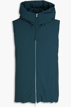 Jil Sander Shell hooded vest - Blue - FR 44