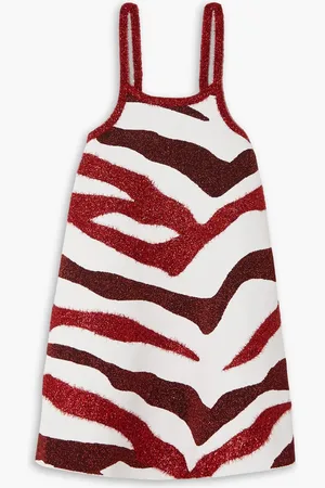 J.W.Anderson Metallic jacquard-knit mini dress - - M