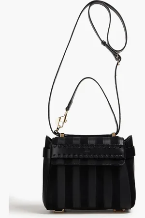 Chloé Nacha leather and suede cross-body bag - - OneSize