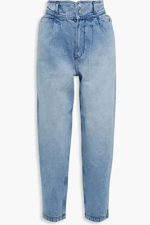 IRO Faded high-rise tapered jeans - Blue - FR 40