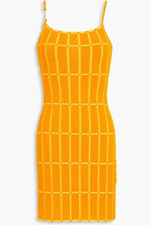 Jacquemus Malha jacquard-knit mini dress - - FR 46