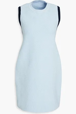 Jacquemus Sorbetto cutout bouclé-knit mini dress - Blue - FR 44