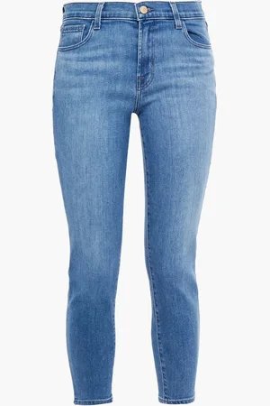 J Brand Cropped mid-rise skinny jeans - Blue - 24