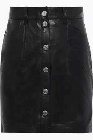 IRO Igonia leather mini skirt - - FR 40