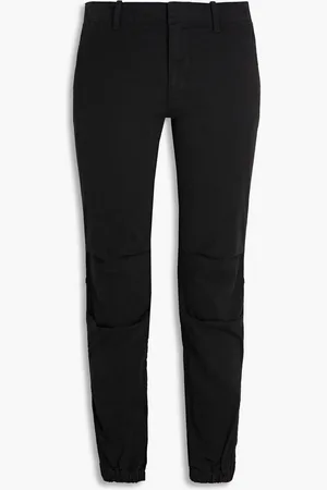 NILI LOTAN Cropped stretch-cotton twill slim-leg pants - - US 4