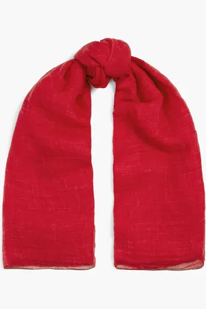 Brunello Cucinelli Linen-gauze scarf - - OneSize