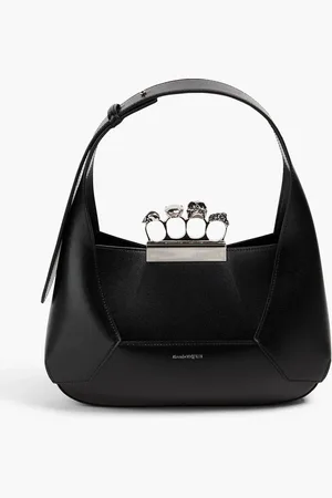 Alexander McQueen Jewelled leather shoulder bag - - OneSize