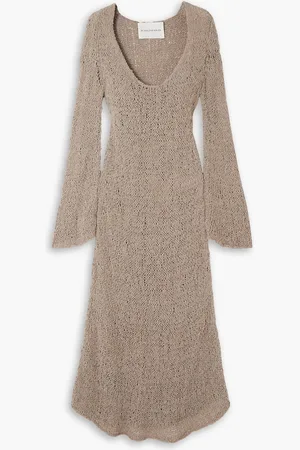 By Malene Birger Paige cotton-blend maxi dress - Neutral - L