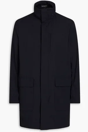 Emporio Armani Shell raincoat - Blue - IT 46
