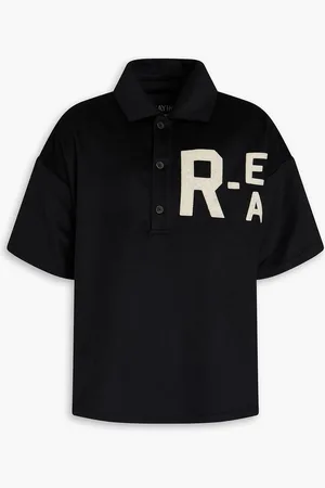 Emporio Armani Embroidered wool-blend felt shirt - - L/XL