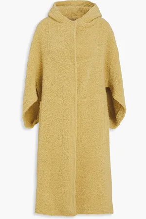 GENTRYPORTOFINO Alpaca-blend hooded coat - Yellow - IT 42