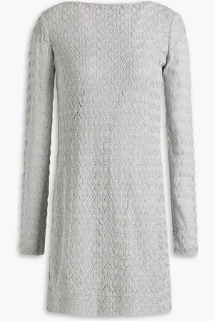 Missoni Metallic crochet-knit mini dress - Metallic - IT 38