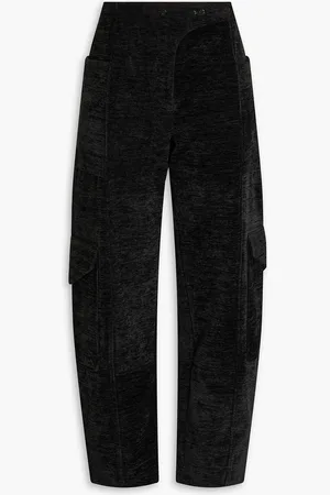 Ganni Chenille tapered pants - - DE 42