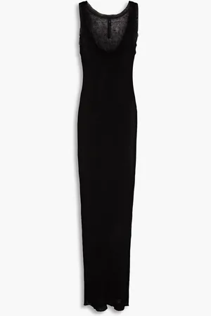 PETAR PETROV Ribbed linen and silk-blend maxi dress - - M