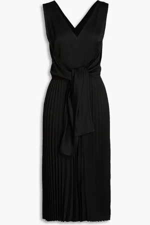 3.1 Phillip Lim Plissé satin-crepe midi dress - - US 8