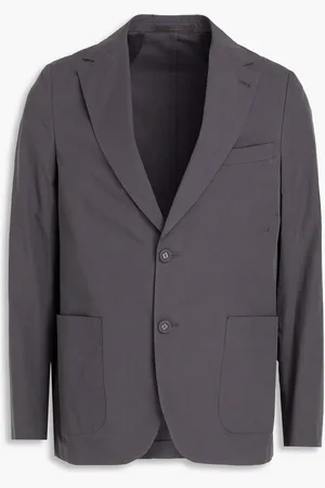OFFICINE GENERALE Cotton blazer - Gray - IT 48