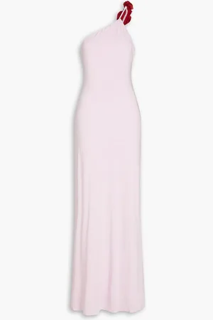 MAGDA BUTRYM One-shoulder jersey maxi dress - Pink - FR 40