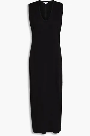 James Perse Liene-blend jersey midi dress - - 2
