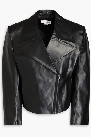 Victoria Beckham Leather biker jacket - - UK 14
